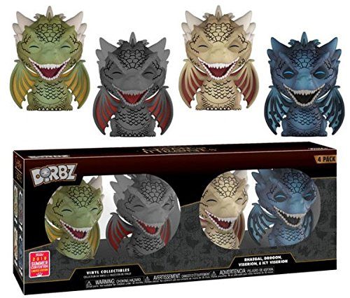 Dorbz: Funko Game of Thrones – Dragons 4-pack 2018 SDCC Exclusive