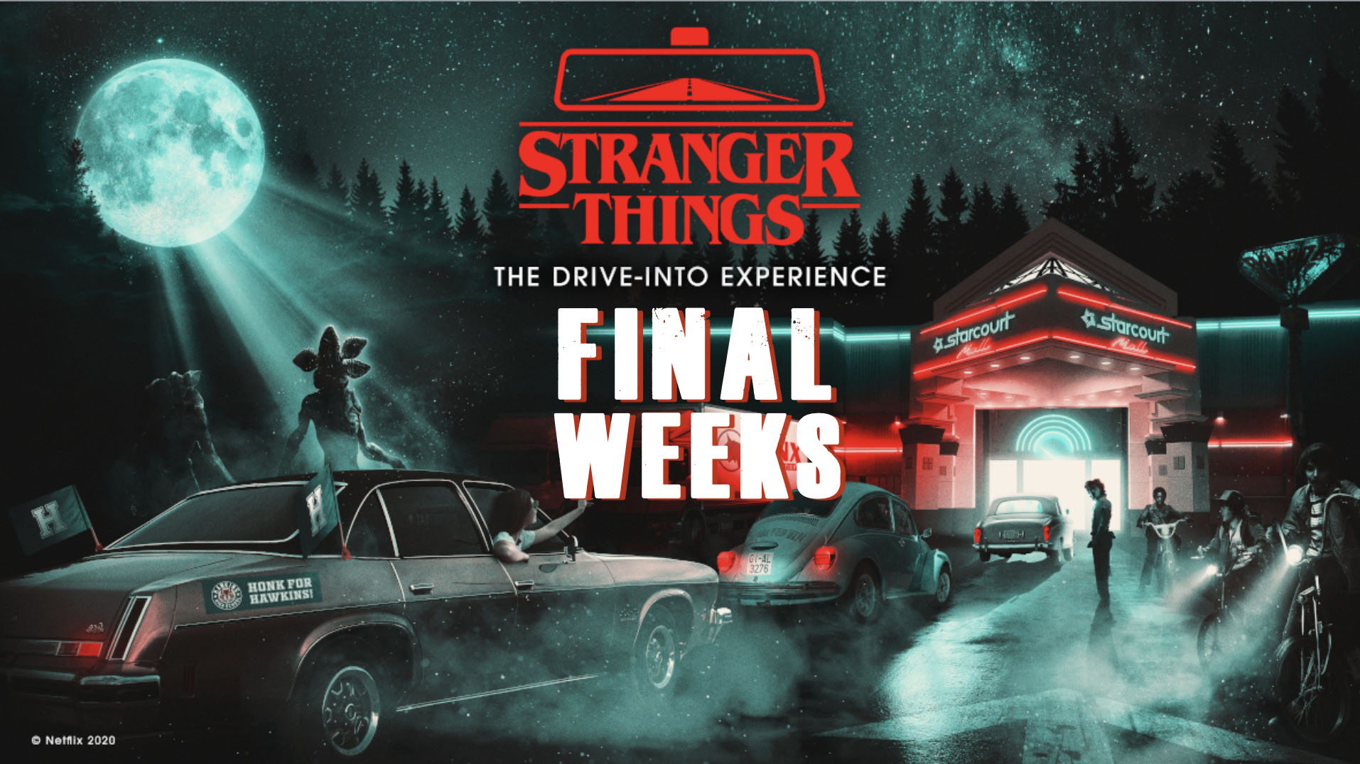 FINAL WEEKS THE STRANGER THINGS DRIVE THRU EXPERIENCE IN DOWNTOWN LOS 