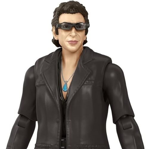 Mattel Jurassic World Toys Jurassic Park Hammond Collection Dr. Ian Malcolm Action Figure with Interchangeable Arms and Accessory